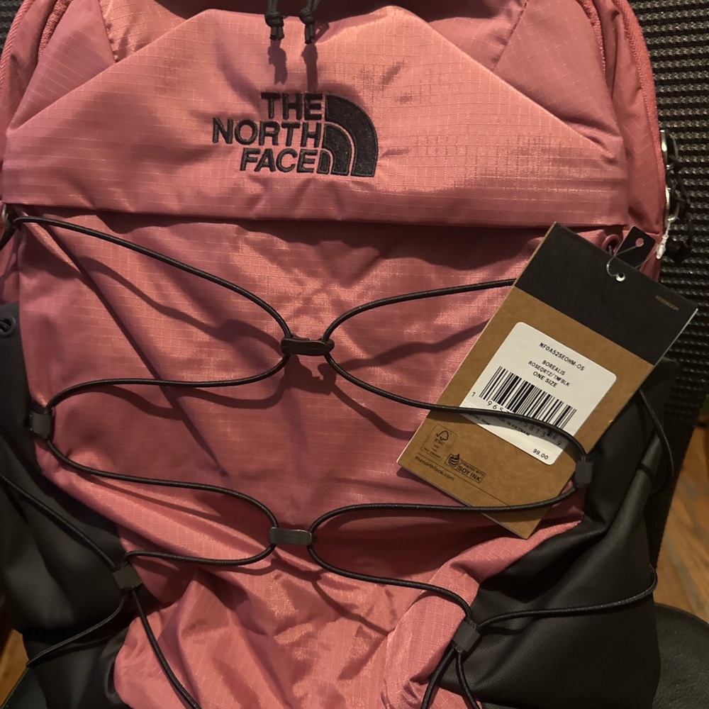 The North Face Pink and Black Daypack